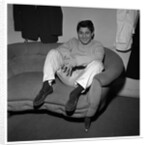 Paul Anka in dressing room by Harry Hammond