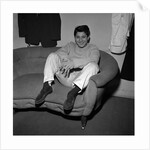 Paul Anka in dressing room by Harry Hammond