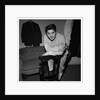 Paul Anka in dressing room by Harry Hammond