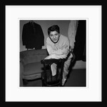 Paul Anka in dressing room by Harry Hammond