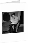 Paul Anka in dressing room by Harry Hammond