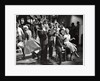 Paul Anka with Petula Clark and Eddie Calvert by Harry Hammond