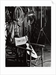 Tommy Steele's chair and guitar by Harry Hammond