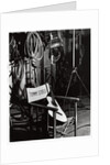 Tommy Steele's chair and guitar by Harry Hammond