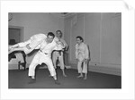 Peter Sellers having Judo lessons by Harry Hammond