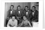 The Platters with Lonnie Donegan by Harry Hammond