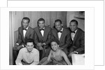 The Platters with Lonnie Donegan by Harry Hammond