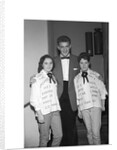 Larry Page and two fans by Harry Hammond