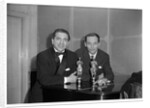 Mantovani and Johnny Dankworth with their awards by Harry Hammond