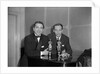 Mantovani and Johnny Dankworth with their awards by Harry Hammond