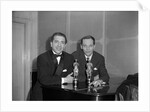 Mantovani and Johnny Dankworth with their awards by Harry Hammond