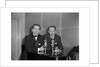 Mantovani and Johnny Dankworth with their awards by Harry Hammond