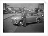 Mantovani with his Jaguar by Harry Hammond