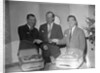 Mantovani with George Elrick and unknown man by Harry Hammond