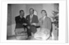 Mantovani with George Elrick and unknown man by Harry Hammond