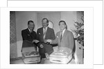 Mantovani with George Elrick and unknown man by Harry Hammond