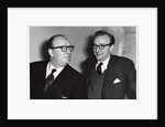 Billy Cotton with his son Bill Cotton Jr by Harry Hammond