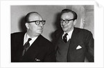 Billy Cotton with his son Bill Cotton Jr by Harry Hammond
