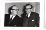 Billy Cotton with his son Bill Cotton Jr by Harry Hammond