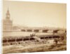 Westminster Bridge over the river at high tide by William Strudwick