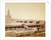 Westminster Bridge over the river at high tide by William Strudwick