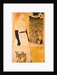 Yvette Guilbert by Théophile-Alexandre Steinlen