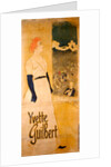 Yvette Guilbert by Théophile-Alexandre Steinlen
