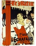 Lire Dans, le Matin, au Pied de l'Echafaud by Henri de Toulouse-Lautrec