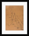 Marie Hayes Seated on a Sofa by Walter Richard Sickert