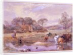 Watering Place by Myles Birket Foster