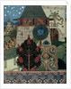 Ornate Flowers in a Garden by Ivan Iakovlevich Bilibin