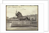 Stone Lion, Trafalgar Square, London by Francis Frith & Co.