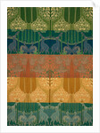 Stags & Swans in a Landscape hanging by Charles Francis Annesley Voysey