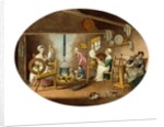 Representing spinning, reeling with the clock reel and boiling the yarn by William Hincks