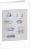 Pages from the Original Drawing Book of the Leeds Pottery manufacturers Hartley & Green by Anonymous