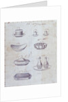 Pages from the Original Drawing Book of the Leeds Pottery manufacturers Hartley & Green by Anonymous