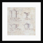 Pages from the Original Drawing Book of the Leeds Pottery manufacturers Hartley & Green by Anonymous