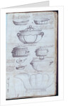 Pages from the Original Drawing Book of the Leeds Pottery manufacturers Hartley & Green by Anonymous