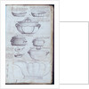 Pages from the Original Drawing Book of the Leeds Pottery manufacturers Hartley & Green by Anonymous