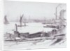 A View on the Thames below London Bridge by Thomas Robert Way