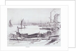 A View on the Thames below London Bridge by Thomas Robert Way