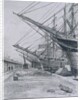 East India and West India Docks: Sailing Ships by Thomas Robert Way