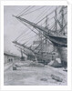 East India and West India Docks: Sailing Ships by Thomas Robert Way
