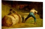 The Wood Sawyers by Jean-Francois Millet