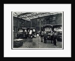 Loading up new matresses for delivery in the yard of Torrington Place by Unknown