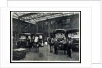 Loading up new matresses for delivery in the yard of Torrington Place by Unknown
