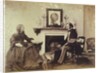 Self portrait featuring wife by Benjamin Brecknell Turner