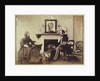 Self portrait featuring wife by Benjamin Brecknell Turner