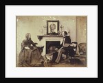 Self portrait featuring wife by Benjamin Brecknell Turner