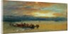 Shore scene, Sunset by Joseph Mallord William Turner